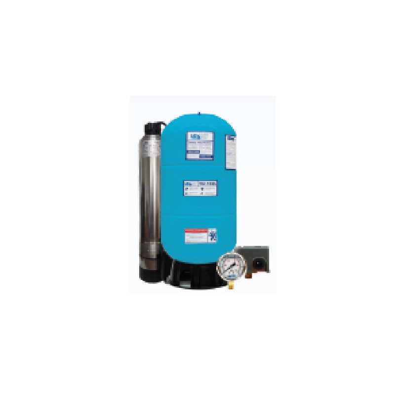 Paquete Hidro Bomba Up40 Tanque Td100L Manometro Glicerina 100Psi
